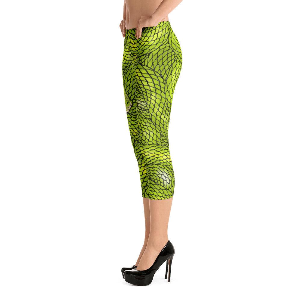 Snake's Lair Capri Leggings - Rocky Mountain Dragons LLC